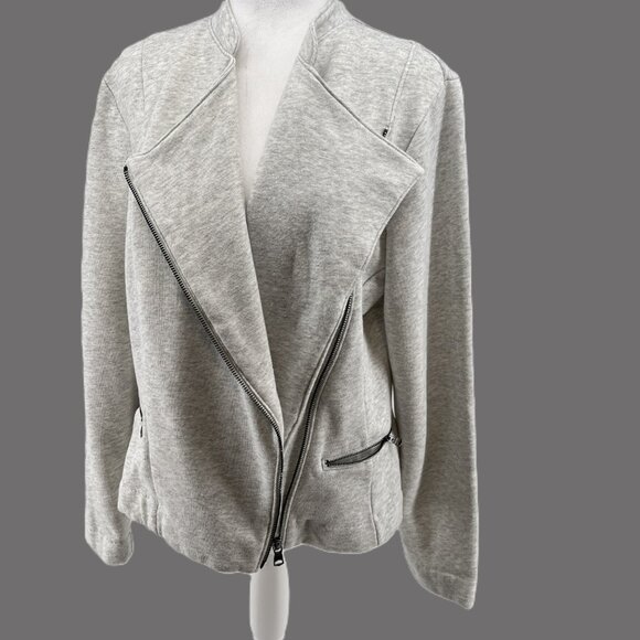 🧥 Banana Republic Size L Cotton Blend Jacket - Chic meets Comfort - Picture 4 of 10